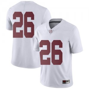 Men's Alabama Crimson Tide #26 Marcus Banks White Limited NCAA College Football Jersey 2403EZSI5